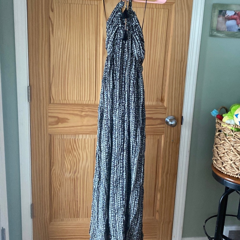 Open back maxi dress